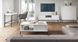 Стол туалетный Perfect Home Новая/Nova с 2 ящиками и черными ножками T104 Белый