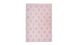 Ворсовий Килим Monroe Arhome з принтом ромб 80х150 Рожевий жива фотографія