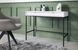 Стол туалетный Perfect Home Новая/Nova с 2 ящиками и черными ножками T104 Белый