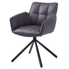 Кресло поворотное WANG Concepto Угольный Серый реальная фотография