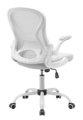Компьютерное кресло CANDY  Intarsio Серый /Белый реальная фотография