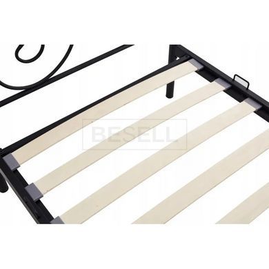 Кровать LORDI Black Mebel Elite 90x200 Черный реальная фотография