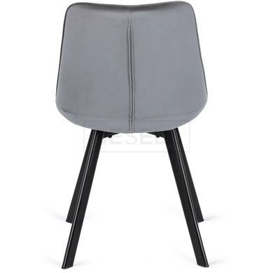 Стілець RICK Velvet Mebel Elite Сірий жива фотографія