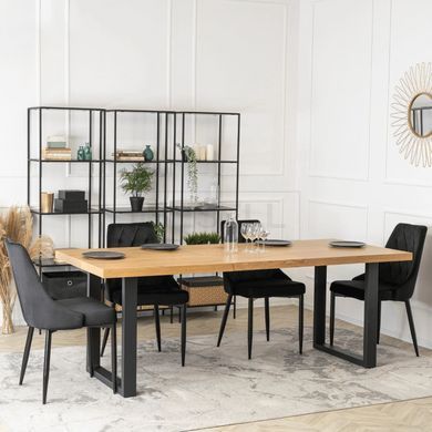 Стіл розкладний MEBEL ELITE EDWIN 160(260)х90 см Дуб Золотий жива фотографія