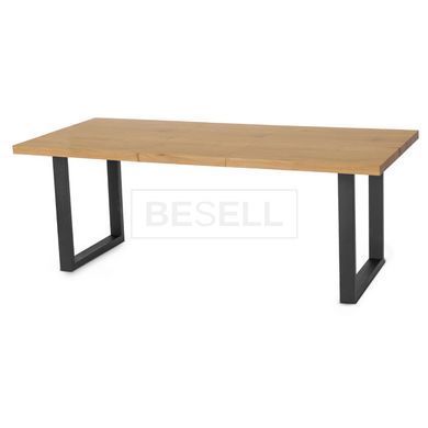Стіл розкладний MEBEL ELITE EDWIN 160(260)х90 см Дуб Золотий жива фотографія