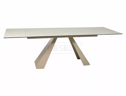 Обідній SALVADORE CERAMIC 160(240)X90 Signal Беж Мат / Кашемір жива фотографія