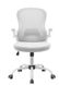 Офісне крісло CANDY Intarsio Сірий / Білий