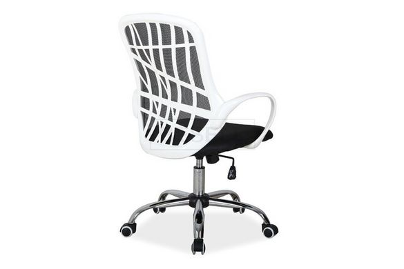 Компьютерное кресло DEXTER Signal Черный / Белый реальная фотография