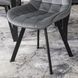 Стілець RICK Velvet Mebel Elite Сірий