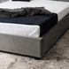 Кровать двуспальная бархатная 140x200 MEBEL ELITE TINGA Velvet Серый