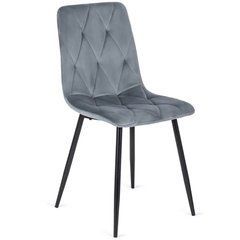 Стул ROBIN Velvet Mebel Elite Серый реальная фотография