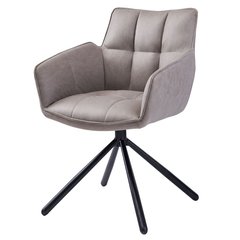 Кресло поворотное WANG Concepto Серебряная лиса реальная фотография