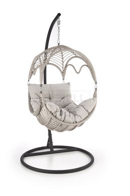 Кресло подвесное кокон RASMUS Halmar Светло-серый