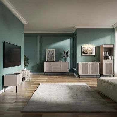 Комод MEBEL ELITE SOFT 104 Кашемир реальная фотография