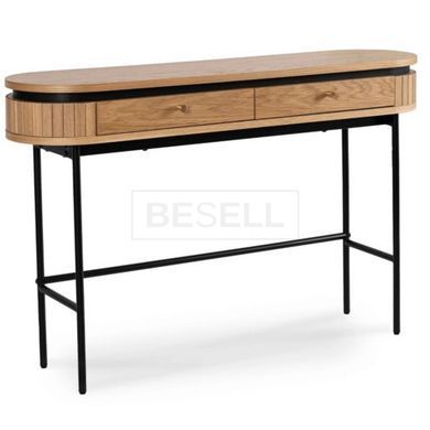 Туалетный столик BECK Mebel Elite 120 Дуб рифленый реальная фотография