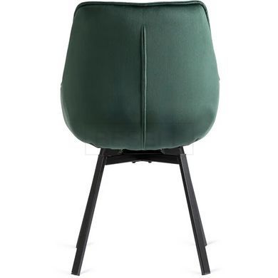 Стул поворотный LUNA Velvet Mebel Elite Зеленый реальная фотография