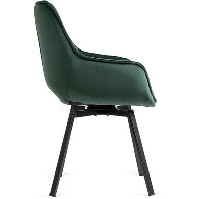 Стул поворотный LUNA Velvet Mebel Elite Зеленый реальная фотография