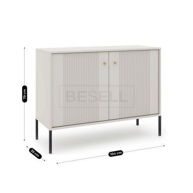 Комод MEBEL ELITE SOFT 104 Кашемир реальная фотография