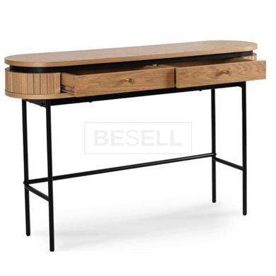 Туалетный столик BECK Mebel Elite 120 Дуб рифленый реальная фотография