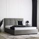 Кровать двуспальная бархатная 140x200 MEBEL ELITE TINGA Velvet Серый