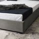 Кровать двуспальная бархатная 140x200 MEBEL ELITE TINGA Velvet Серый