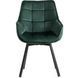 Стул поворотный LUNA Velvet Mebel Elite Зеленый