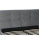Кровать двуспальная бархатная 140x200 MEBEL ELITE TINGA Velvet Серый