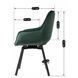 Стул поворотный LUNA Velvet Mebel Elite Зеленый