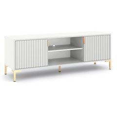 ТВ Тумба MEBEL ELITE TORELLO 140 Белый реальная фотография