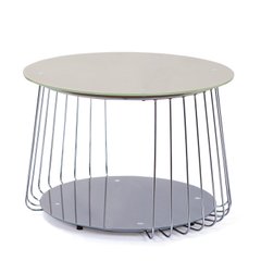 Журнальный столик RIVA Halmar 70x70 Беж / Серый