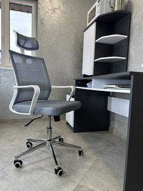 Крісло офісне/комп'ютерне OC-8330W Perfect Home Україна Cірий жива фотографія