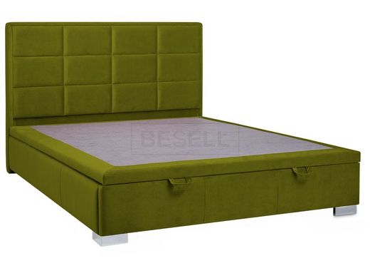 Кровать Maison Velvet Signal 160x200 Зеленый реальная фотография