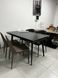 Стол Обеденный HUGO LOFTY 140-200 см Concepto Черный Керамика