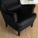 Крісло м'яке оксамитове MEBEL ELITE KLARIS 2 Velvet Чорний