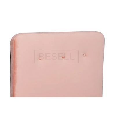 Кровать MIKEL Velvet Mebel Elite 90x200 Розовый реальная фотография