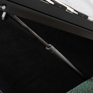 Ліжко з контейнером BRISTOL Mebel Elite 160x200 Зелений  жива фотографія
