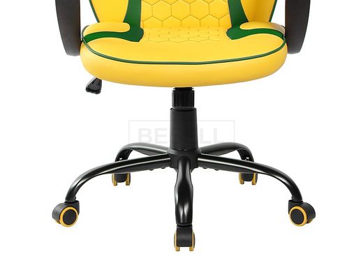 Комп'ютерне крісло Brazil Signal Жовтий жива фотографія