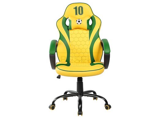 Комп'ютерне крісло Brazil Signal Жовтий жива фотографія