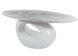 Журнальный столик ETNA Ceramic Signal 110x60 Белый Эффект Мрамора / Белый Лакированный