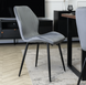 Стілець LILAC Velvet Mebel Elite Сірий