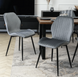Стілець LILAC Velvet Mebel Elite Сірий