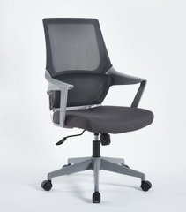 Компьютерное кресло ARON  Intarsio Серый реальная фотография