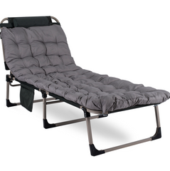 Розкладне Ліжко (Розкладачка) VENUS Mebel Elite 65x192 см Сірий жива фотографія