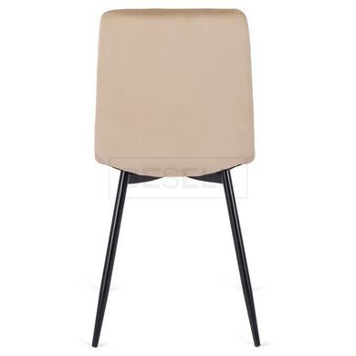 Стілець ROBIN Velvet Mebel Elite, Бежевий жива фотографія