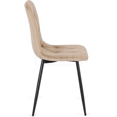Стілець ROBIN Velvet Mebel Elite, Бежевий жива фотографія