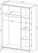 Шкаф-купе Perfect Home Мика III / Mika III 150 2-дверный с зеркалом Дуб сонома
