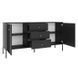 Комод 2-дверный  SOFT Mebel Elite 154 Черный