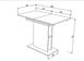 Раскладной стол STOUN B/I Intarsio 100(135)x60 Белая аляска / Индастриал