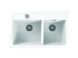 Подвійна кухонна мийка ATROX 50 G11 Alveus 79х50x19,5 Білий