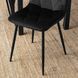 Стілець ROBIN Velvet Mebel Elite, Чорний